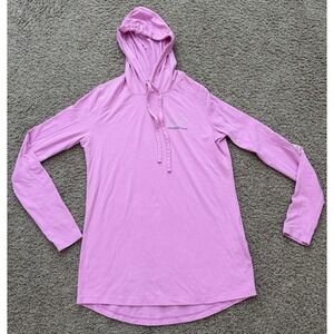 Vineyard Vines Edgartown Sun Hoodie Womens Pink Long Sleeve Whale Logo Size XXS